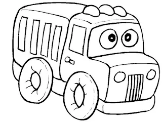 رسومات للتلوين للأطفال/ صورة سيارة ، صورة عربية