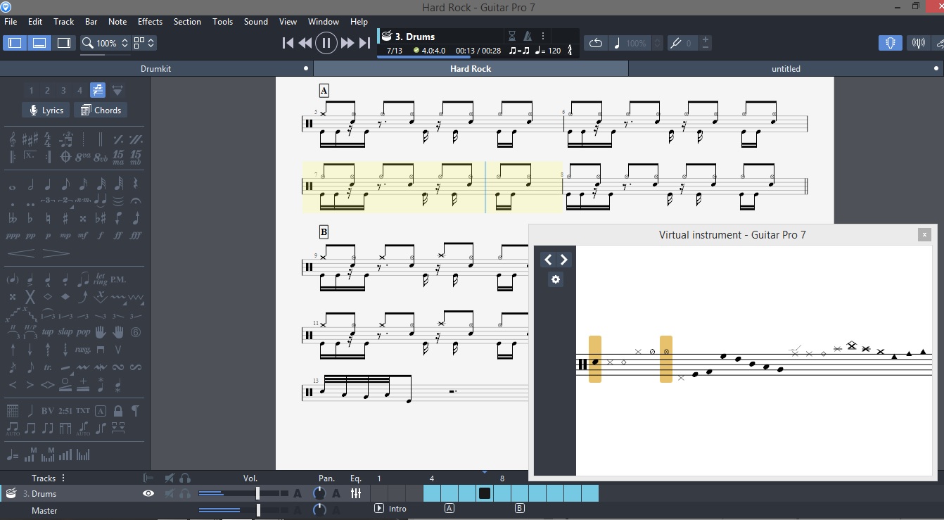 Guitar Pro - Sheet music editor software for guitar, bass