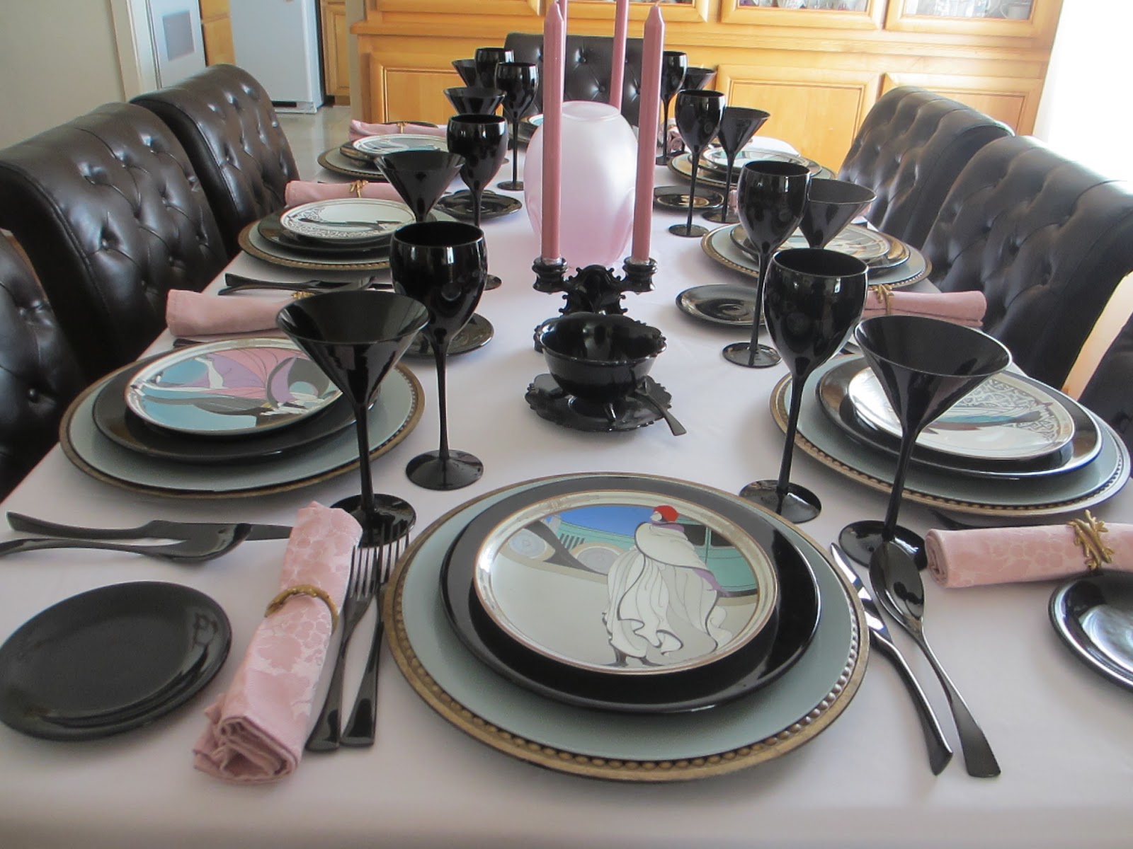 The Guest Art Deco Tablescape
