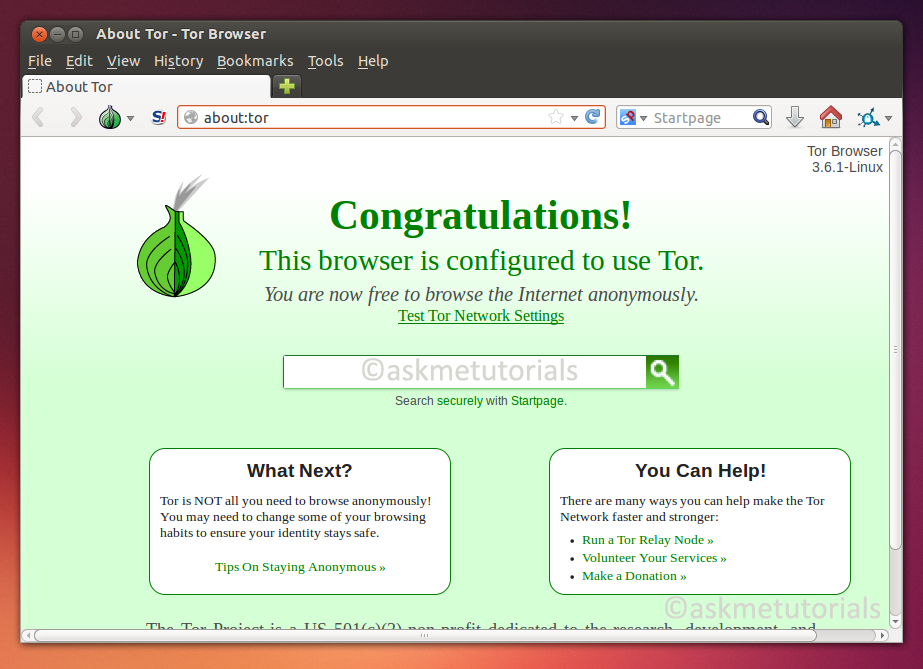 how to install tor browser on ubuntu