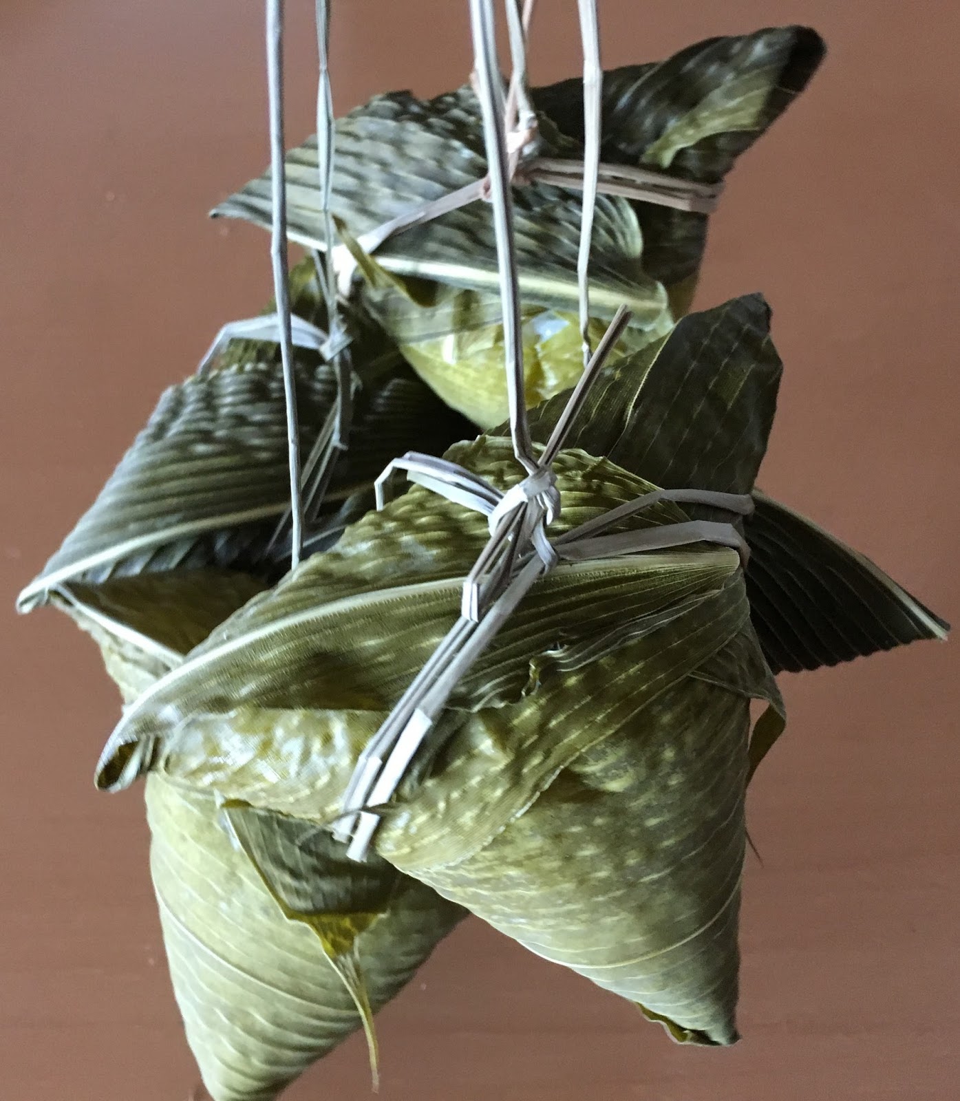 Sasamaki sticky rice wrapped in bamboo leaves