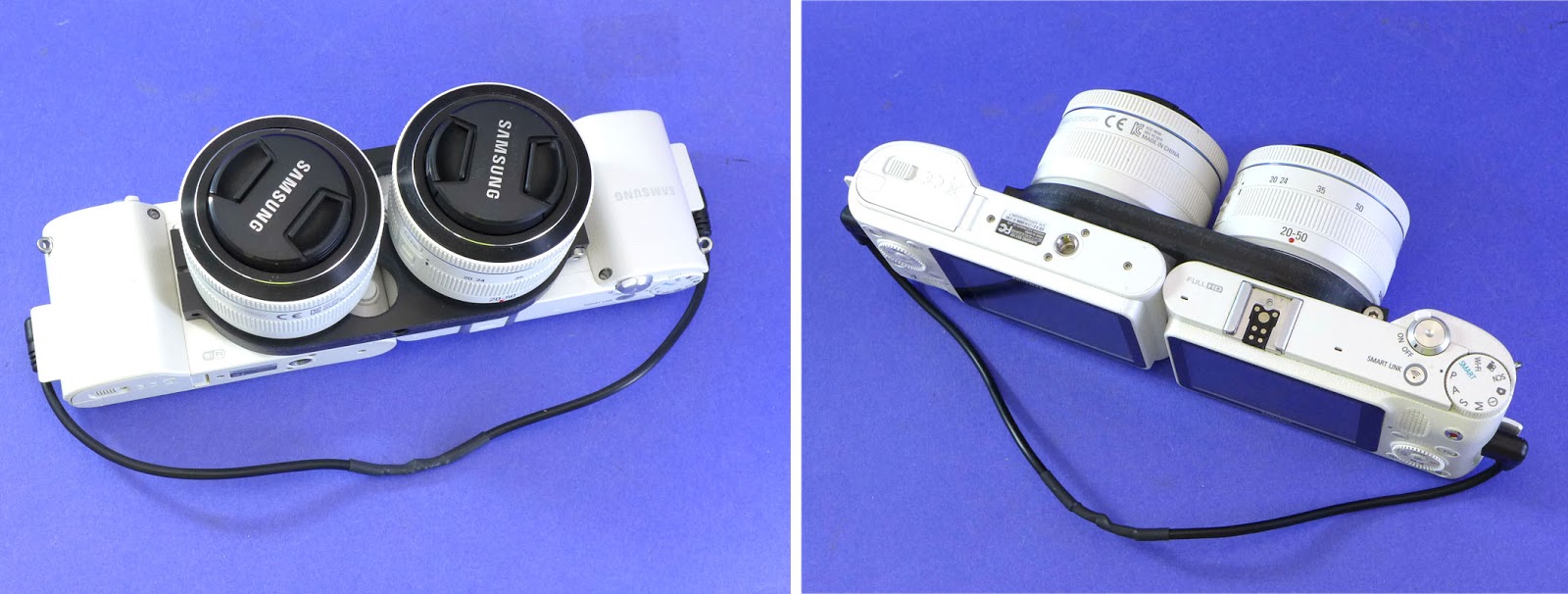 3D by DrT: Putting a twin Samsung NX1000 camera Rig Together