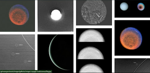 Images Voyager Took of Uranus