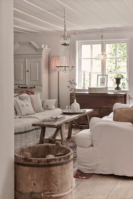 Breathtaking beautiful Swedish style interior design with calm, peaceful decor - found on Hello Lovely Studio