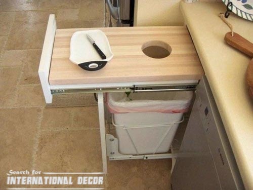 pull out drawers,pull out shelves, Pull-out cutting board