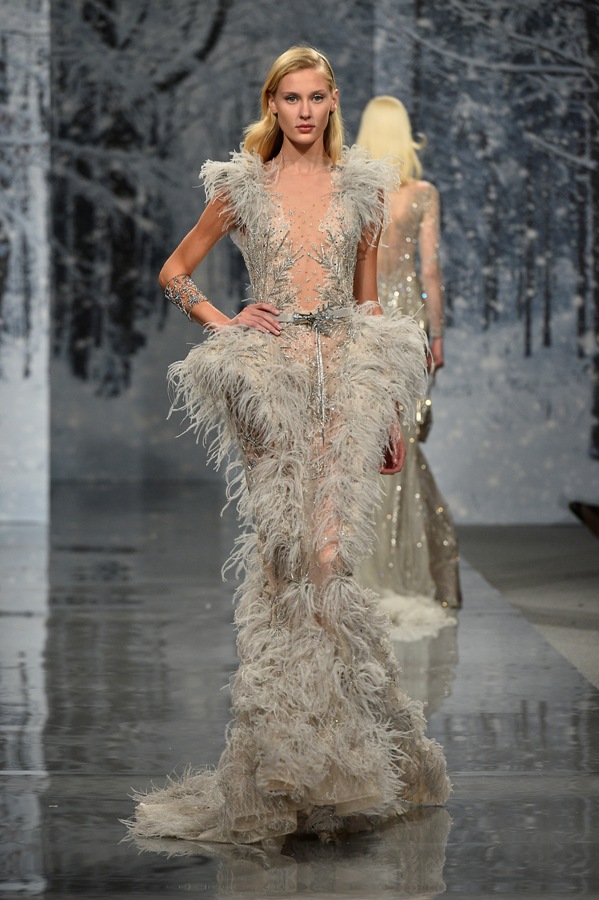 ZIAD NAKAD - Paris Fashion Week Fall-Winter 2017-2018 “THE SNOW CRYSTAL FOREST” during Paris Haute Couture Fashion Week