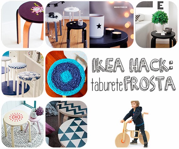 Tunear el taburete Frosta de Ikea
