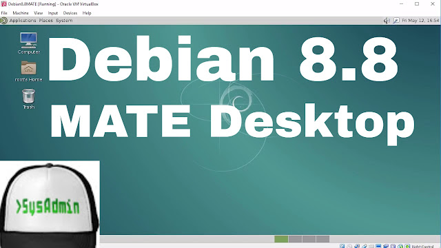 Debian 8.8 MATE Installation on Oracle VirtualBox