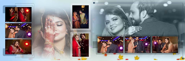 New Free Digital Photo Album Design PSD Sheets Wedding Album Design