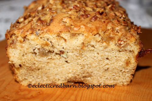 Eclectic Red Barn Share NOW. #recipes #breakfastbread #apples #pecans #eclecticredbarn