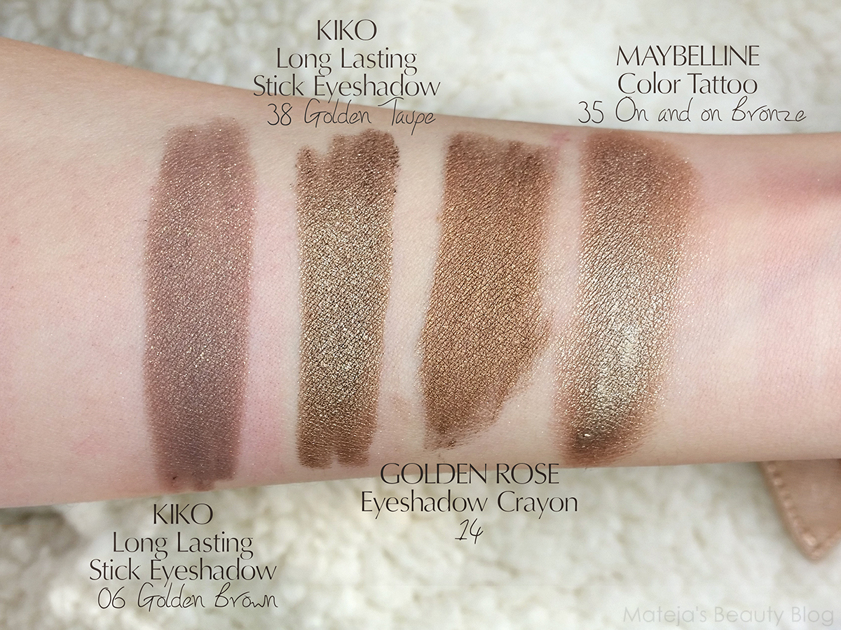 Golden Rose Eyeshadow Crayon 14 Mateja's Beauty Blog