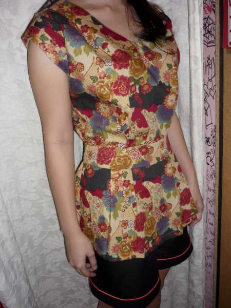 Alice.K - Design Fashion Apparels & Accessories: V Neck Front/Back Blouse