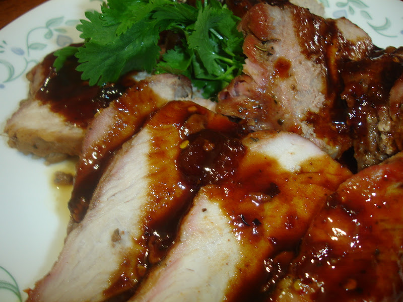 Sweet Addictions Mango Chutney Roast Pork