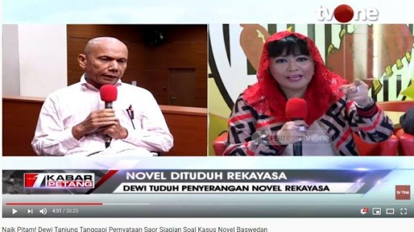 Pihak Novel Baswedan akan Seret Dewi Tanjung ke Pengadilan: Jangan-jangan Dia di Balik Penyerangan