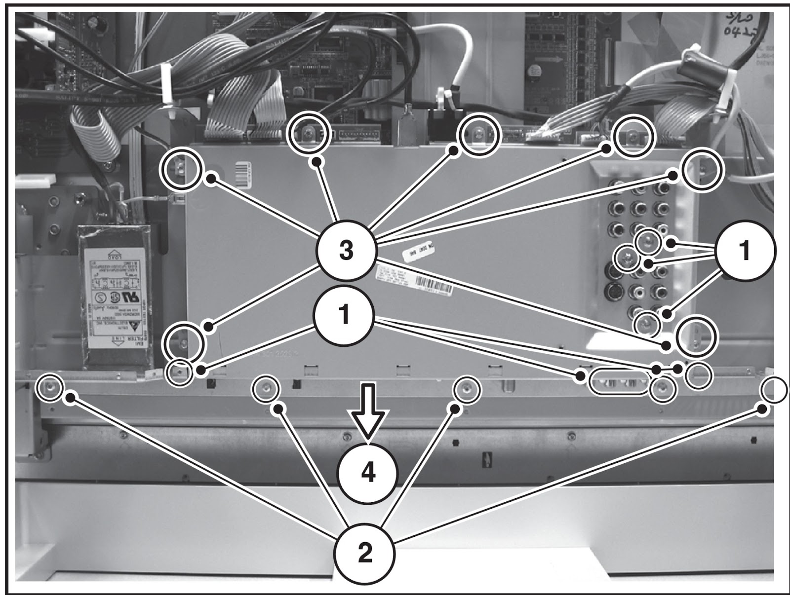 Electro help PHILIPS 42PF7320 PLASMA TV DISASSEMBLE PROCEDURE