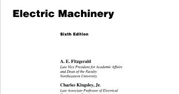 Descarga Libros Ingeniería Eléctrica PDF Gratis: Electric Machinery