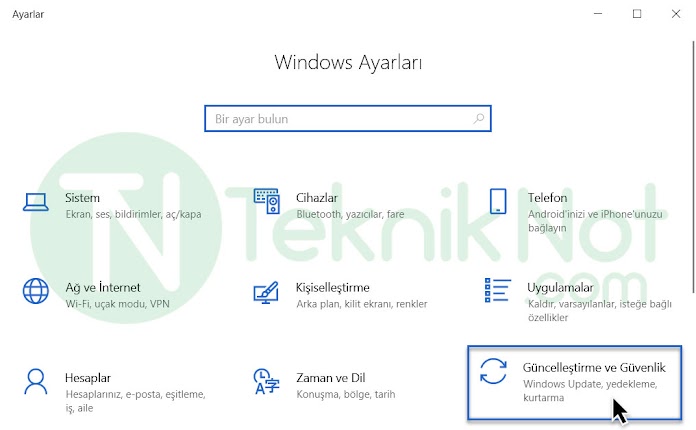 Windows 10 Otomatik Güncellemeleri Kapatma