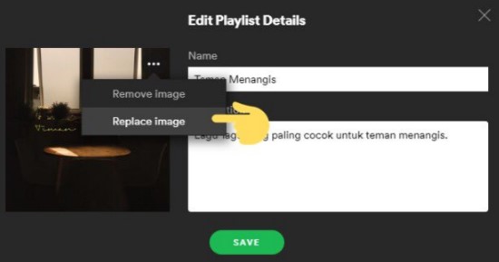 Cara Mengganti Cover Playlist Spotify dengan Gambar