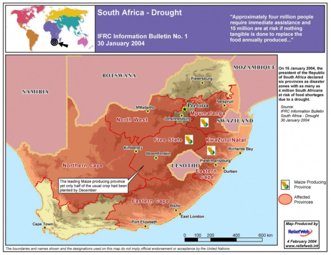 GRAPHITTI NEWS South Africa Drought Leads To Failed Crops, Water