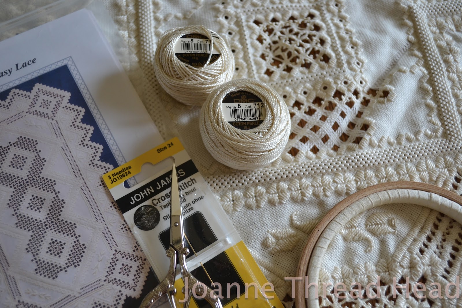 Everything you need for hardanger embroidery