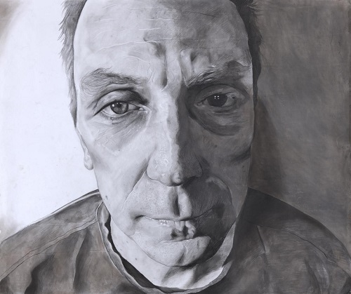 "Guido", 2017 - Alexandra Wagner - graphite and pastel | arte retrato, dibujo contemporaneo, contemporary portrait, coolstuff, drawing | art Selecta "Guido", 2017 - Alexandra Wagner | imagenes de obras de arte bellas bonitas tristes, cuadros con sentimientos y emociones | art pictures, cool stuff, deep feelings, sad