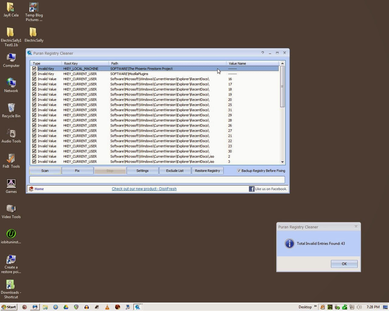 fs registry repair tool... fs registry repair tool...