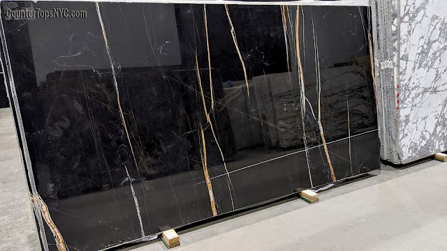 Black Sahara Marble Slabs