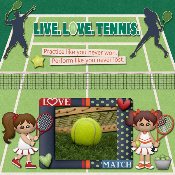 BoomersGirl Designs "Game, Set, Match" Digital Kit