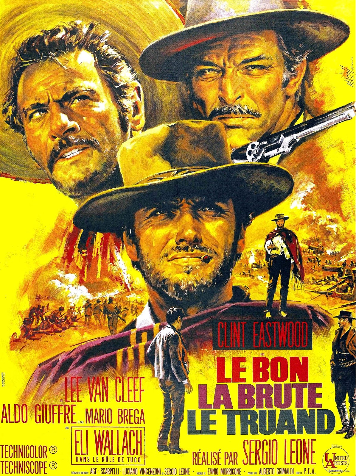 Bande Originale Le Bon La Brute Et Le Truand Affiches - Photos d'exploitation - Bandes annonces: Le bon , la brute