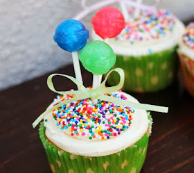 Balloon Cake decorating ideas: Cupcakes.