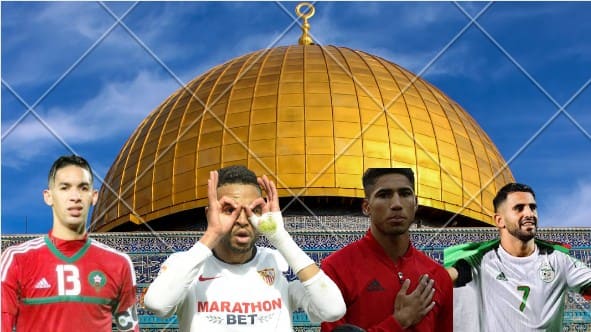 القدس: رياضيون عرب ومسلمون ومنهم مغاربة يعبرون عن دعمهم للفلسطينيين