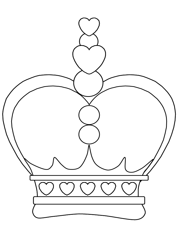 queens crown coloring pages - photo #14
