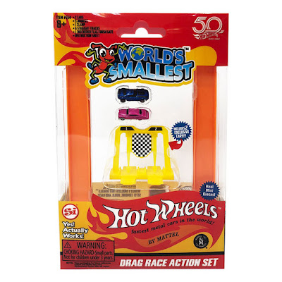 Bộ Đua Xe Hot Wheels 2 Làn Nhỏ Nhất Thế Giới