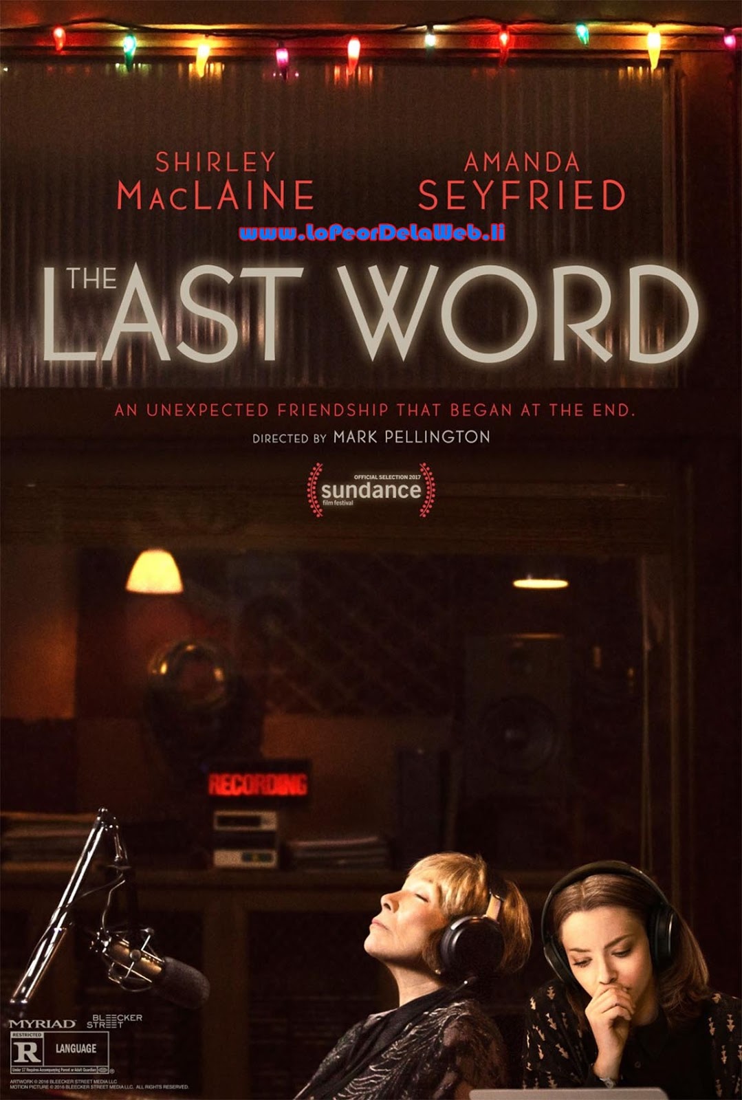 The Last Word (2017 - Shirley MacLaine - Amanda Seyfried)