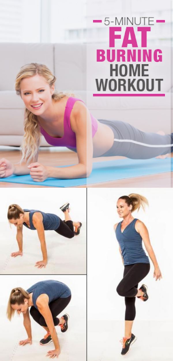 5 Minute Fat Burning Workouts at Home Best Exercises to Lose Weight