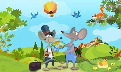 story telling the country mouse and the town mouse