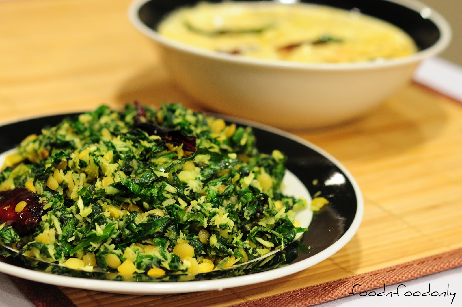 Pepper Mill PalakDal/SpinachLentil stir fry/Thoran