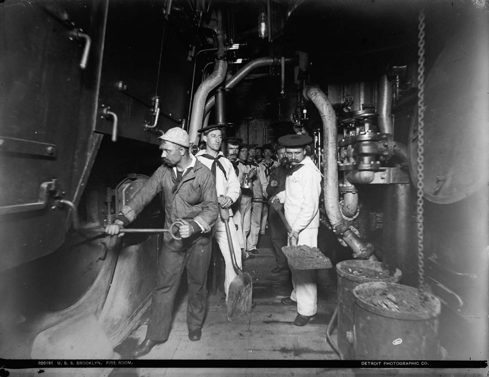 USS Brooklyn 1896 vintage photographs