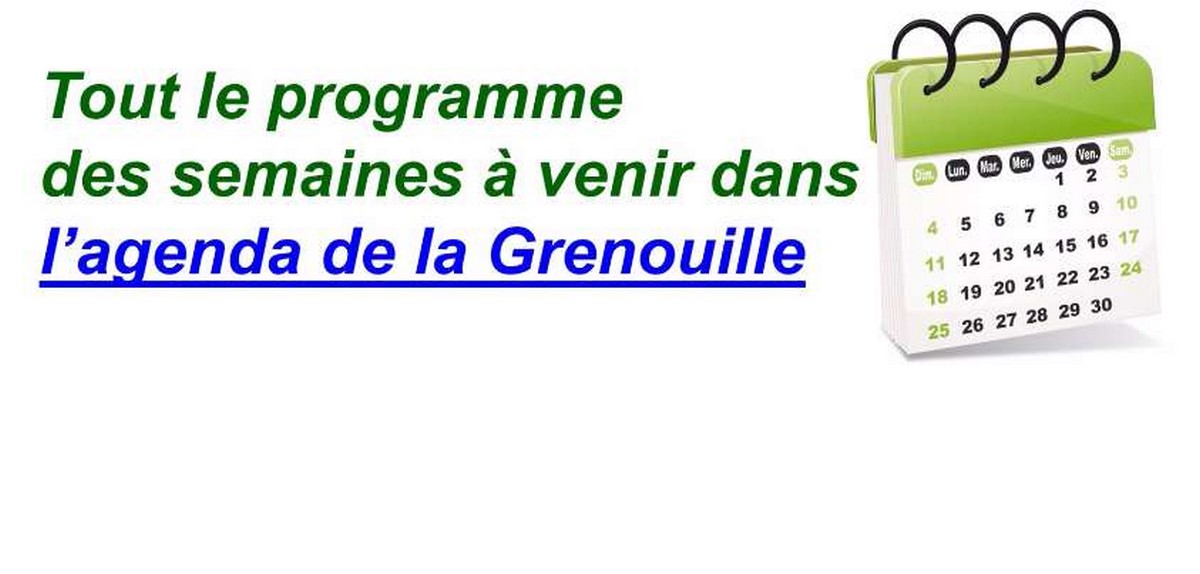 L'Agenda de La Grenouille