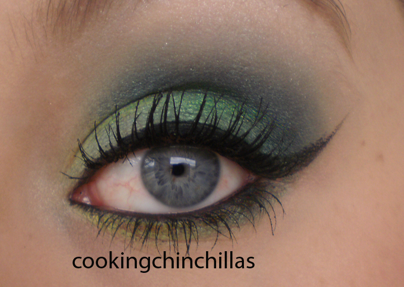 CookingChinchillas: Green dramatic cat eye