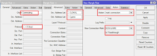 Cara membuat mark connection tcp untuk address list
