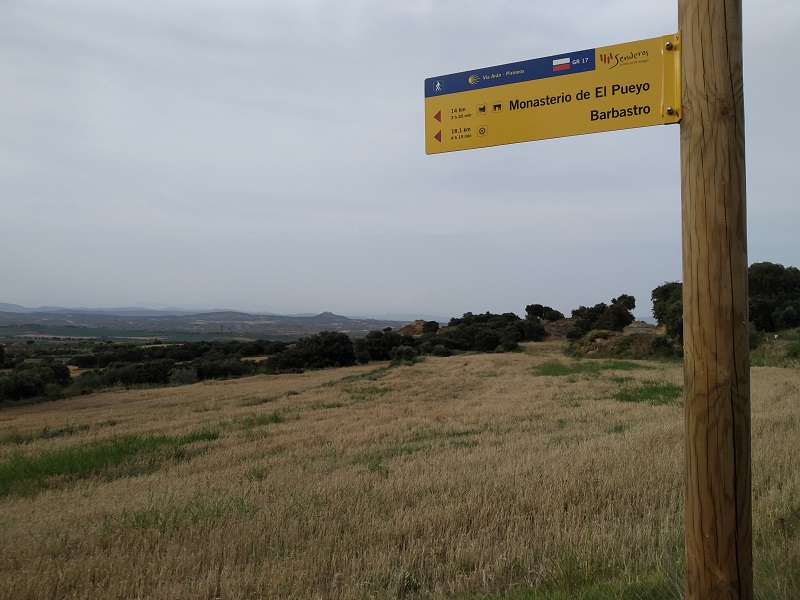 Foto de GR 17 - Barbastro-Berbegal en Berbegal, Huesca