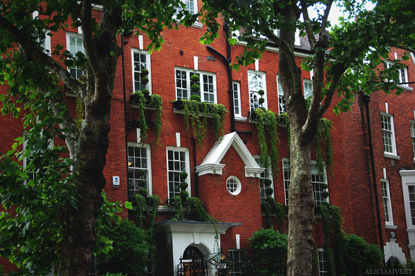 aliciasivert, alicia sivertsson, england, london, lord leighton, fredric leighton, house, building, brick house, windows, ivy, trees, street, place, tegelhus, tegel, hus, plats, hem, fönster, klätterväxter, murgröna, gata