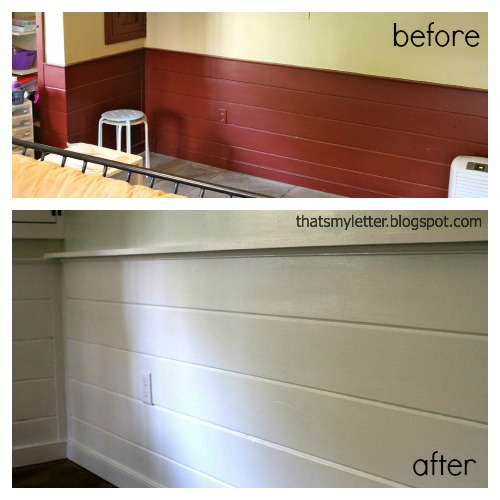 How to Paint Red Gloss Paneling White Jaime Costiglio