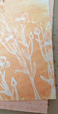 Watercolour wash vintage quite Meadow Stampin up