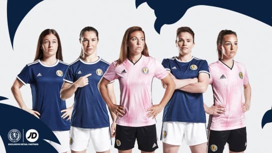 スコットランド女子代表 2019 ユニフォーム-ホーム-アウェイ