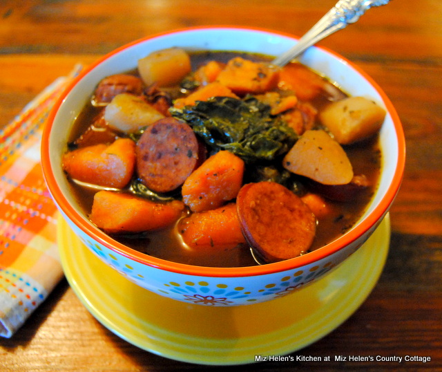 Southern Sweet Potato & Sausage Stew