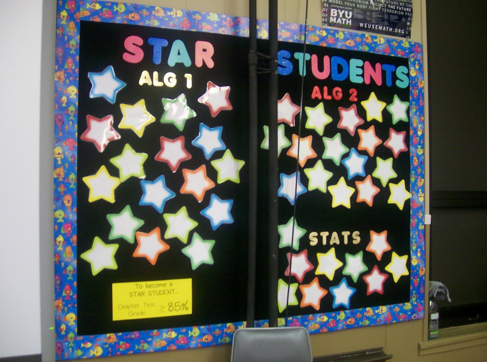 Math Love Bulletin Board Ideas