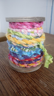 scrap fabric twine