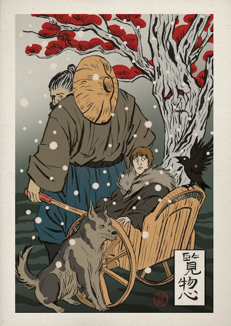 The Geeky Nerfherder: #CoolArt: 'Game Of Thrones Ukiyo-e' prints by ...